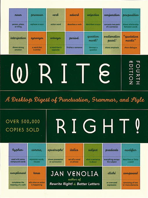 Title details for Write Right! by Jan Venolia - Available